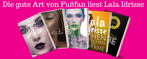 Die Bücher von Lala Idrisse dargestellt vor farbigem Hintergrund