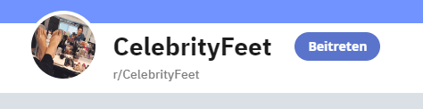 Der Screenshot zeigt den Reddit Thread r/CelebrityFeet.