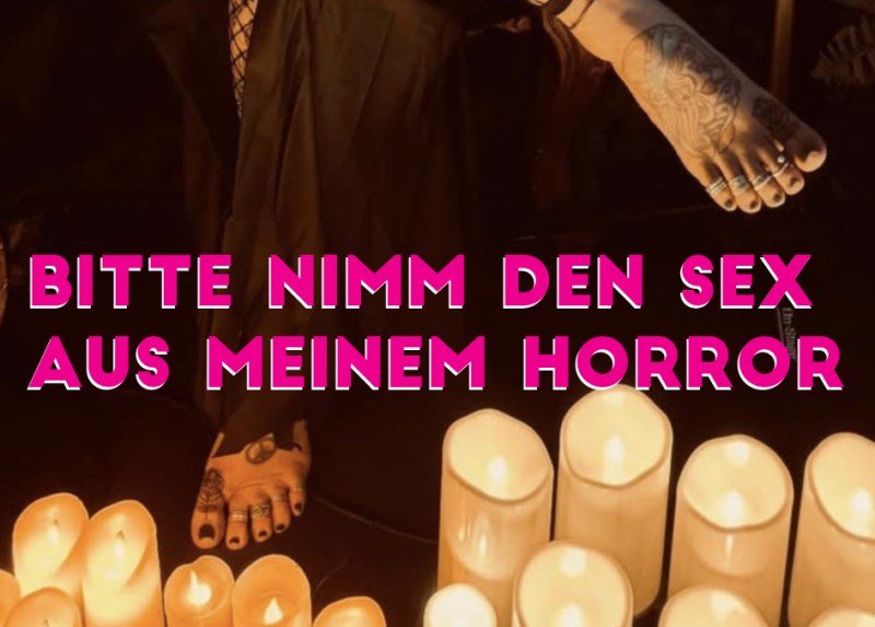 Titelbild für den Blogartikel, zwei Füße und stimmungsvolle Kerzen